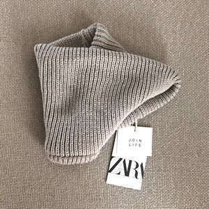 ZARA toddler knitted neck scarf warmer